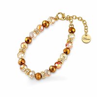 Pulsera Manu Bracelets and More Mujer Lumina in Acero Cristallo KR11G-AM